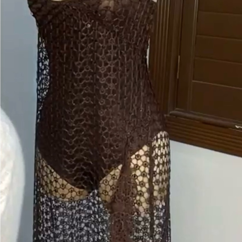 Free People Smoke & Mirrors Chocolate Bodysuit Swimsuit - Picture 14 of 15